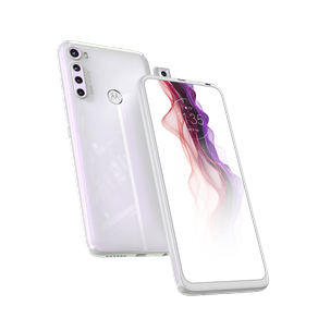Smartphone-Motorola-one-fusion-plus-128gb-Imagem-Frontal-Curvada-Branco-Prisma