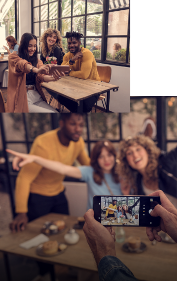 Imagem demonstrando a qualidade das fotos dos celulares da família g