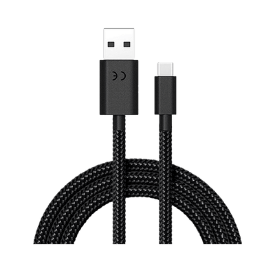 Cabo de dados de carga Motorola USB-A P/ USB-C 1.5 metros acabamento cordão