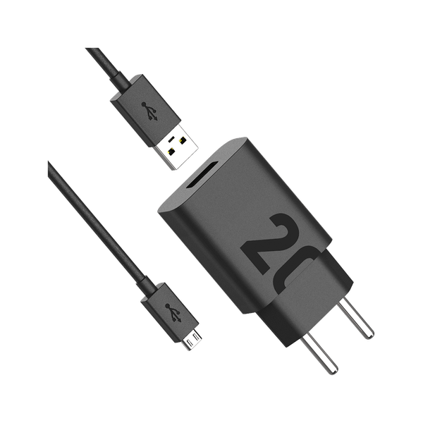Carregador de parede TurboPower™ 20W Micro USB Preto