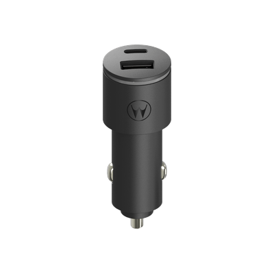 Carregador Veicular Motorola Turbo Power™ 45 DUO 27W / 18W - Sem cabo