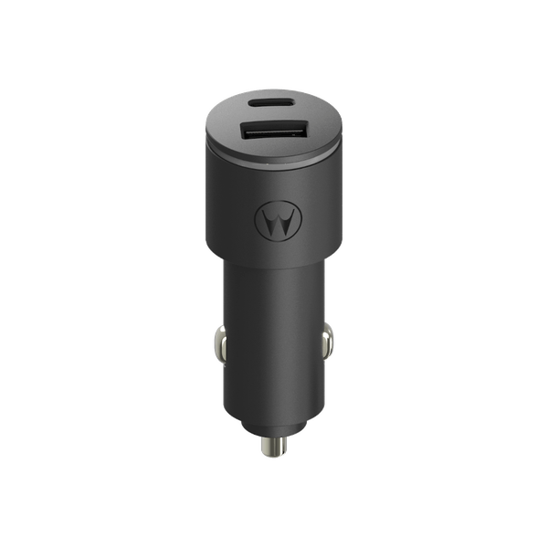 Carregador Veicular Motorola Turbo Power™ 45 DUO 27W / 18W - Sem cabo Preto