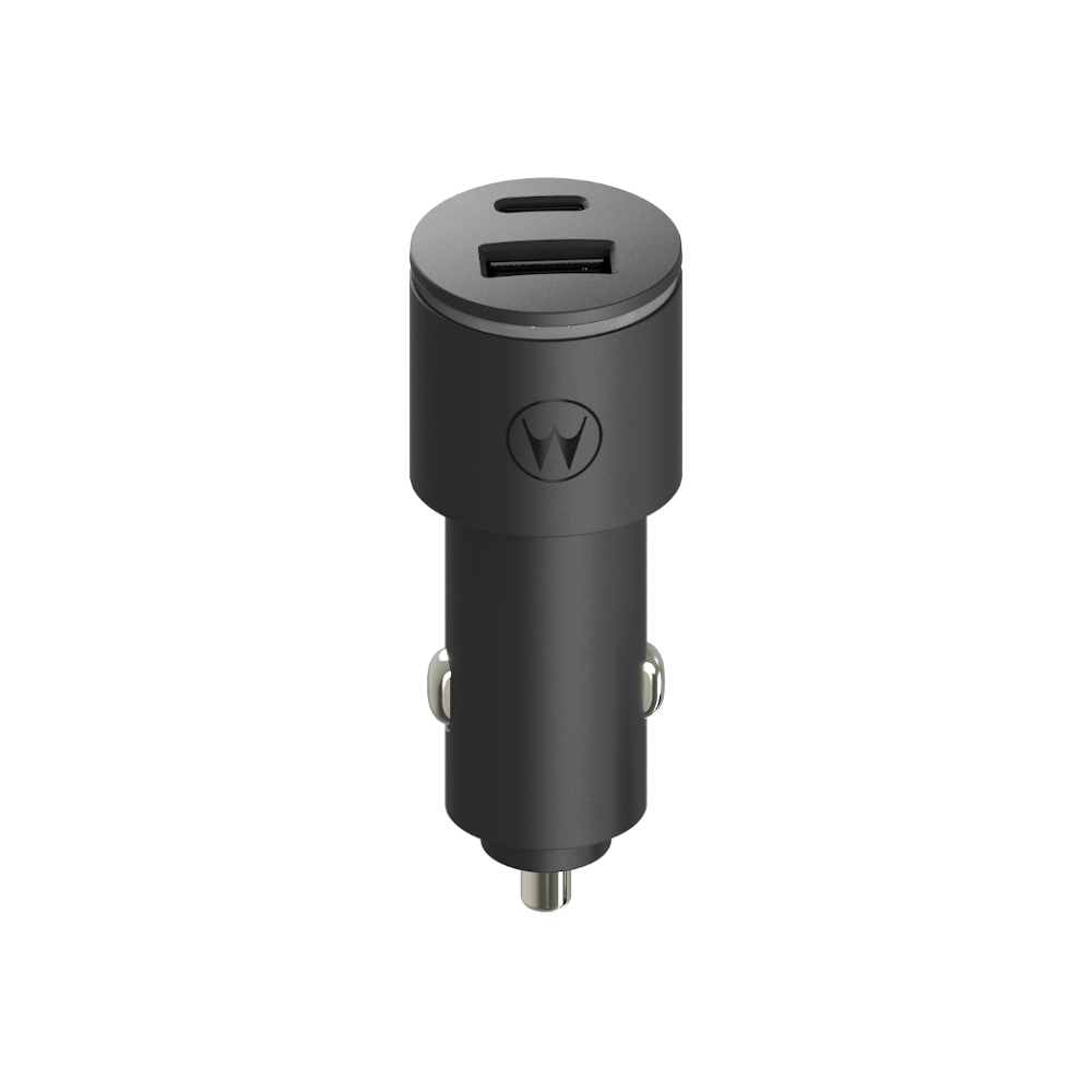 Carregador Veicular Motorola Turbo Power™ 45 DUO  27W / 18W - Sem cabo