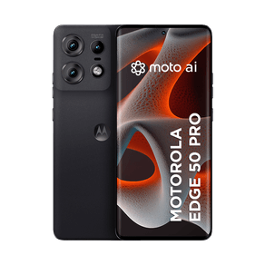 Imagem Smartphone Motorola Edge 50 Pro 5G 256GB 24GB Ram Boost Camera 50MP com Moto AI NFC IP68 - Black - Silicon Leather