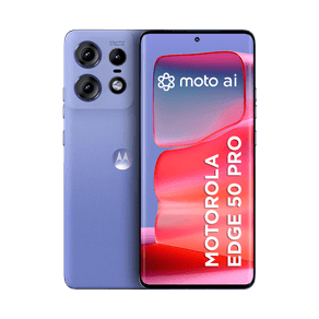 Smartphone Motorola Edge 50 Pro 5G 256GB 24GB (12GB RAM +12GB RAM Boost) 50MP Ultra-Pixel AI Camera IP68 NFC - Lilac - Silicon Leather