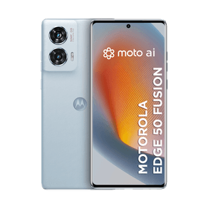 Imagem Smartphone Motorola Edge 50 Fusion 5G 256GB 16GB Ram Boost Camera 50MP com Moto AI NFC IP68 - Light Blue - Vegan Leather