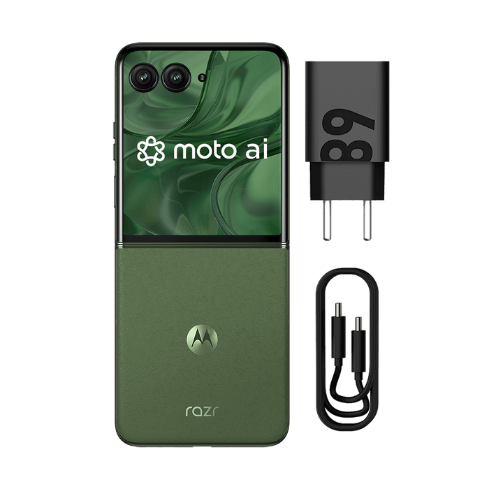 conteúdo-da-caixa-smartphone-motorola-razr-50-ultra-forest-green-silicon-leather