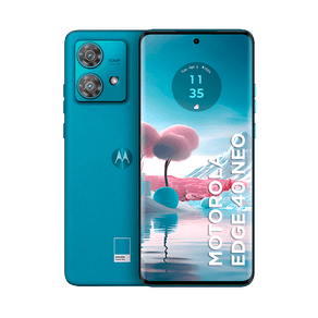 Imagem motorola edge 40 neo 5G 256GB 16GB Ram Boost 50MP Ultra-Pixel AI Camera IP68 NFC - Caneel Bay - Vegan Leather