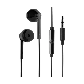 Fone De Ouvido Motorola Intra-Auricular Com Microfone Bulk Preto