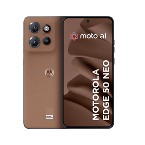 Smartphone Motorola Edge 50 Neo 5G 256GB 16GB (8GB RAM +8GB RAM Boost) 50MP Sony Camera Moto AI Ultrarresistencia militar - Mocha Mousse - Vegan Leather