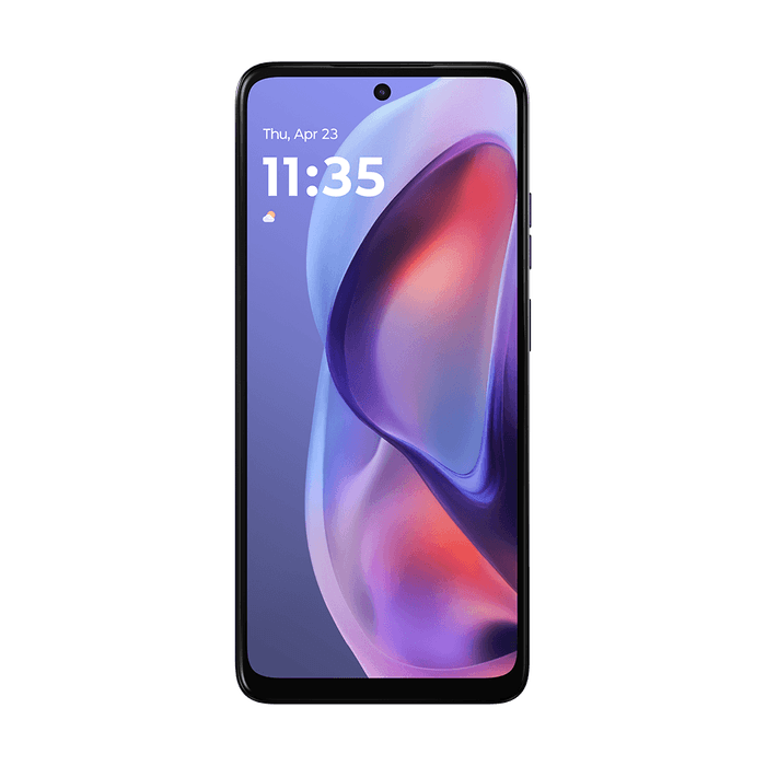 Tela-do-smartphone-celular-com-128gb-e-ram-boost-moto-g05-roxo