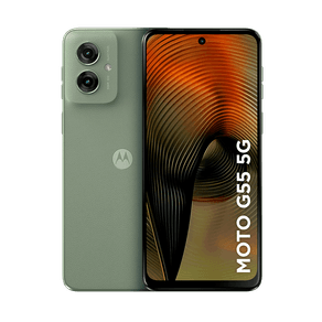 Smartphone Motorola Moto g55 5G 256GB 16GB (8GB RAM +8GB RAM Boost) e Camera 50MP com AI NFC Tela 6.5" com Superbrilho - Verde - Vegan Leather