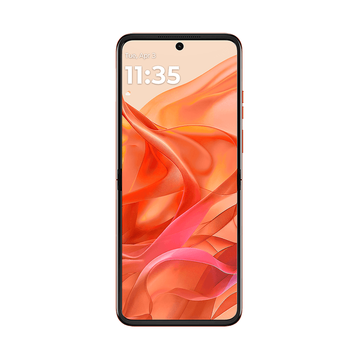 Tela-do-celular-dobravel-512gb-motorola-razr-50-5g-com-nfc-laranja