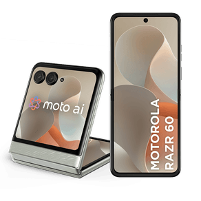 Imagem Smartphone Motorola Razr 60 5G 256GB 24GB (12GB RAM+12GB Ram Boost) Tela dobrável 6,9" pOLED e externa 3,6” Moto AI camera IP48 - Branco