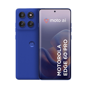 Imagem Smartphone Motorola Edge 60 Pro 5G 256GB 24GB (12GB RAM+12GB Ram Boost) Tela Quad-Curve moto AI 50MP Sony Camera ultrarresistencia militar IP68 + IP69 - Azul