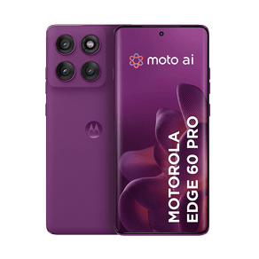 Imagem Smartphone Motorola Edge 60 Pro 5G 256GB 24GB (12GB RAM+12GB Ram Boost) Tela Quad-Curve moto AI 50MP Sony Camera ultrarresistencia militar IP68 + IP69 - Violeta