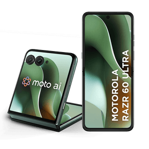 Imagem Smartphone Motorola Razr 60 Ultra 5G 1TB 32GB (16GB RAM+16GB Ram Boost) Snapdragon 8 Elite Tela dobrável 7" e externa 4” Moto AI 50MP camera - Verde (Alcantara®)