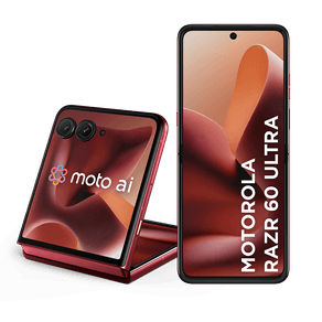 Smartphone Motorola Razr 60 Ultra 5G 1TB 32GB (16GB RAM+16GB Ram Boost) Snapdragon 8 Elite Tela dobrável 7" e externa 4” Moto AI 50MP camera - Vermelho