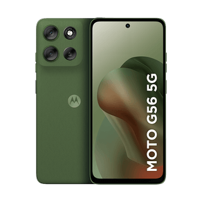 Smartphone Motorola Moto g56 5G 256GB 24GB (8GB RAM+16GB Ram Boost) e 50MP Sony Lytia 600 Camera Moto AI Ultrarresistência militar IP68 + IP69 - Verde