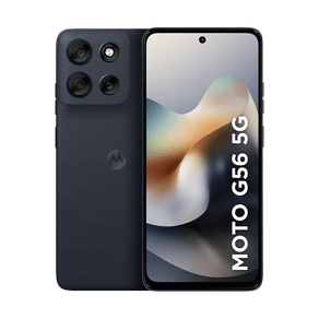 Smartphone Motorola Moto g56 5G 256GB 24GB (8GB RAM+16GB Ram Boost) e 50MP Sony Lytia 600 Camera Moto AI Ultrarresistência militar IP68 + IP69 - Grafite