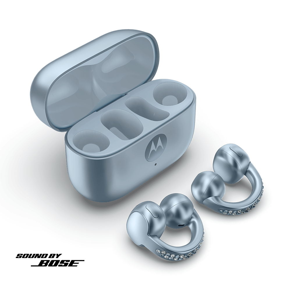 Fone de ouvido Sem Fio Moto Buds Loop Crystals by Swarovski