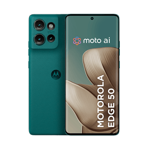 Smartphone Motorola Edge 50 5G 512GB 24GB (12GB RAM + 12GB RAM Boost) 50MP Sony Camera Moto AI Ultrarresistencia militar - Green - Vegan Leather