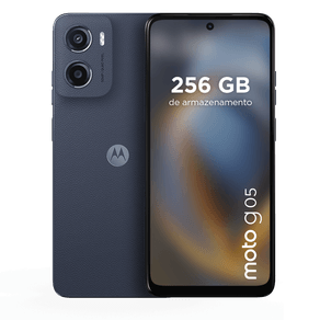 Smartphone Motorola Moto g05 256GB 12GB (4GB RAM + 8GB RAM Boost) e Camera 50MP com AI Bateria de 5200 mAh Tela 6.7" com Superbrilho - Grafite