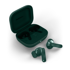Fone de Ouvido Sem Fio Moto Buds Bass 43h de bateria e cancelamento de ruído - Verde