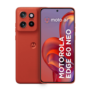 Smartphone Motorola Edge 60 Neo 5G 256GB 24GB (12GB RAM + 12GB RAM Boost) 50MP Sony Câmera Moto AI e tela 1,5K Super HD - Vermelho