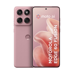 Smartphone Motorola Edge 60 Fusion 5G 256GB 24GB (8GB RAM + 16GB RAM Boost) moto AI 50MP Sony Camera ultrarresistencia militar IP68 e IP69 NFC - Rosa