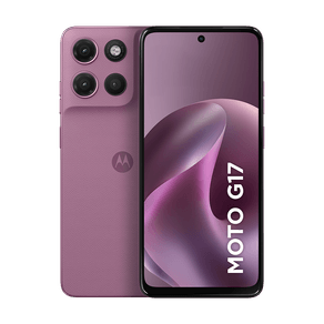 Smartphone Motorola Moto g17 128GB 12GB (4GB RAM + 8GB RAM Boost) camera 50MP Sony Lytia 600, tela FHD+ 60hz, bateria 5200 mAh - Rosa