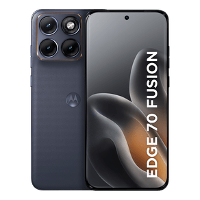 Smartphone Motorola Edge 70 Fusion 5G 256GB 24GB (8GB RAM + 16GB RAM Boost), camera 50MP Sony Lytia 710, Tela 1.5K extreme Amoled 144hz - Grafite