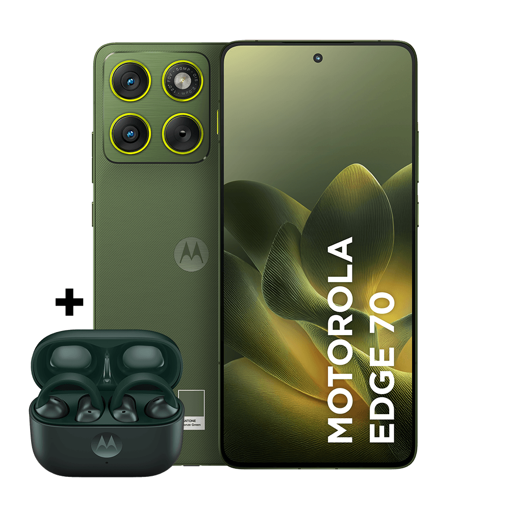 Kit smartphone motorola edge 70 256GB e fone moto buds loop