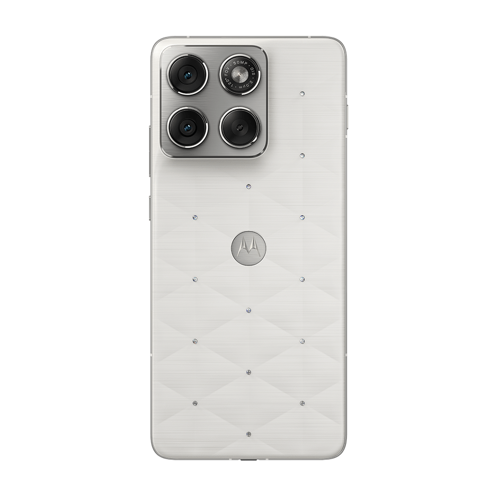 Smartphone-Motorola-Edge-70-Swarovski-–-traseira-Ice-Melt-com-padrao-diamante-e-cristais-Swarovski-–-celular-motorola-premium