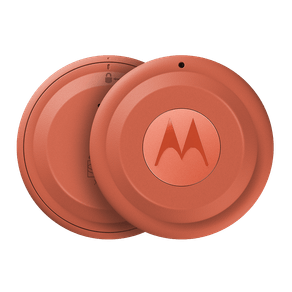 Imagem Moto Tag 2 Rastreador Motorola Bluetooth, UWB, compativel com Android (app Localizador), IP68 - 1 unidade - Laranja