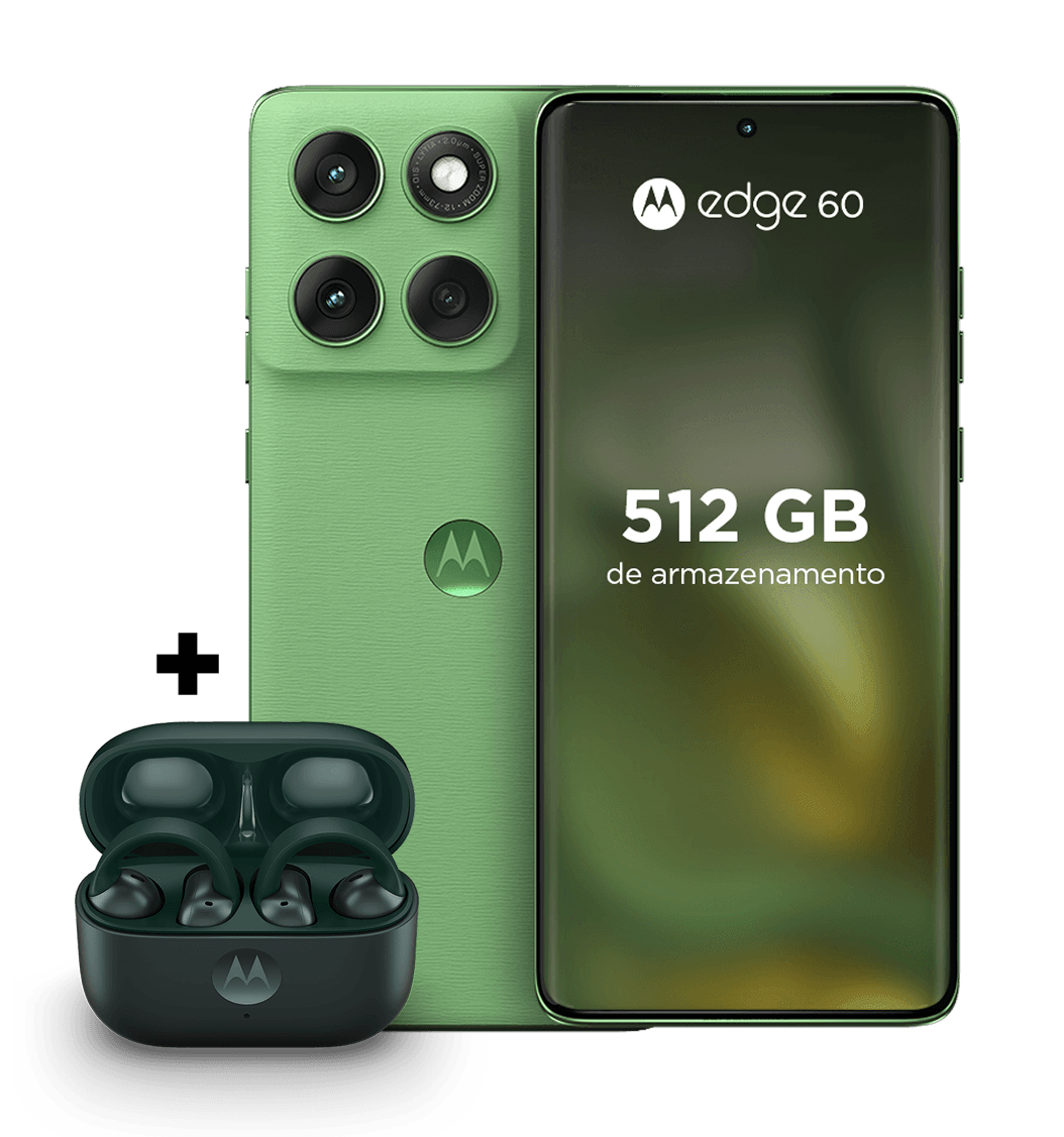 Kit motorola edge 60 e fone moto buds loop