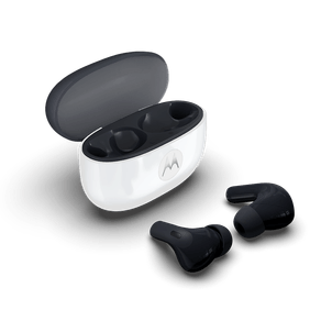 Fone de ouvido Sem Fio Bluetooth Motorola Moto Buds 2 Bluetooth 6.0, TWS, IP54, Cancelamento de ruído ativo e até 48h de bateria - Preto