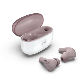 Fone de ouvido Sem Fio Bluetooth Motorola Moto Buds 2 Bluetooth 6.0, TWS, IP54, Cancelamento de ruído ativo e até 48h de bateria - Rose
