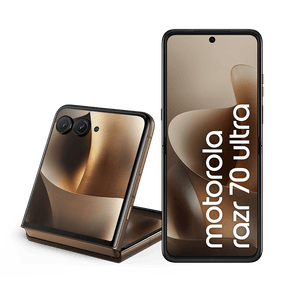 Imagem Smartphone Motorola Razr 70 Ultra 5G 512GB 24GB (12GB RAM+12GB Ram Boost), Snapdragon 8 Elite, tela interna 7" e externa 4”, extreme AMOLED, câmera 50MP, IP48 - Madeira