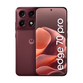 Smartphone Motorola Edge 70 Pro 5G 256GB 24GB (12GB RAM+12GB Ram Boost), 4 câmeras de 50MP, Tela 1.5K extreme AMOLED 144Hz, Bateria 6500 mAh, IP68/IP69 - Vinho