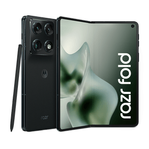 Imagem Smartphone Motorola Razr Fold 1TB 32GB (16GB RAM+16GB Ram Boost), Tela interna 8.1" e externa 6.6”, extreme AMOLED, 3 câmeras 50MP e Zoom 100x, IP49 - Preto