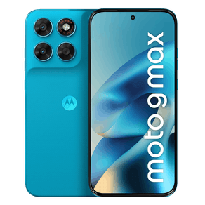 Smartphone Motorola Moto g Max 5G 256GB 24GB (8GB RAM + 16GB RAM Boost), câmera 200MP, OIS, Tela 1.5K extreme AMOLED 120hz, IP68 e IP69 - Azul Claro