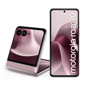 Smartphone Motorola Razr 70 5G 256GB 24GB (8GB RAM+16GB Ram Boost), tela interna 6.9" e externa 3.6", extreme AMOLED, câmera 50MP, IP48 - Rosa