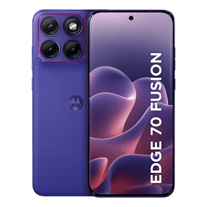 Smartphone Motorola Edge 70 Fusion 5G 256GB 24GB (8GB RAM + 16GB RAM Boost), camera 50MP Sony Lytia 710, Tela 1.5K extreme Amoled 144hz - Roxo
