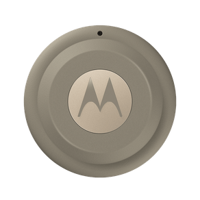 Moto Tag 2 Rastreador Motorola Bluetooth, UWB, compativel com Android (app Localizador), IP68 - 1 unidade - Bege