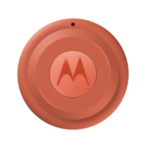 Moto Tag 2 Rastreador Motorola Bluetooth, UWB, compativel com Android (app Localizador), IP68 - 1 unidade - Laranja