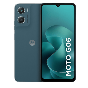 Smartphone Motorola Moto g06 64GB 4GB RAM + 8GB Ram Boost, Camera 50MP com AI Bateria de 5200 mAh Tela 6.9" - Azul Marinho